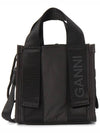 Mini Tech Tote Bag Black - GANNI - BALAAN 2