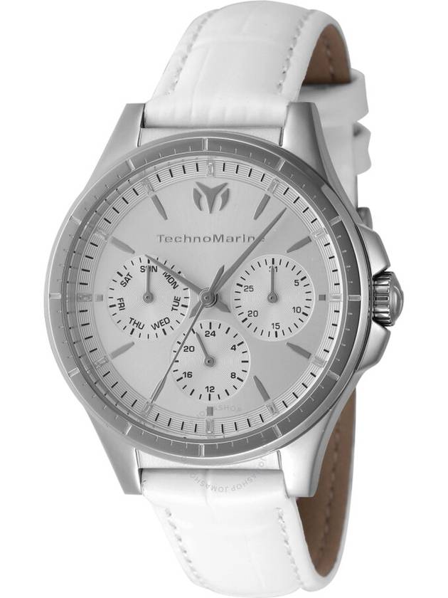 Technomarine MoonSun Date-Day Quartz Silver Dial Ladies Watch TM-822054 - TECHNOMARINE - BALAAN 1