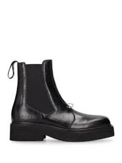 Pierced Chelsea Boots Black - MARNI - BALAAN 2