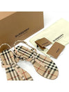 Vintage Check Lambskin Sandals Archive Beige - BURBERRY - BALAAN 11