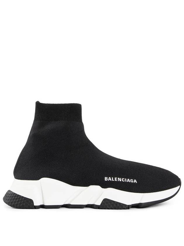 Speed Trainer  High Top Sneakers Black White - BALENCIAGA - BALAAN 2