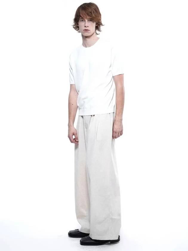 Men's Cool Round Half Knit White - CHANCE'S NOI - BALAAN 11