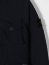 12 year old size black double big pocket wappen down long padding 771640234 - STONE ISLAND - BALAAN 3