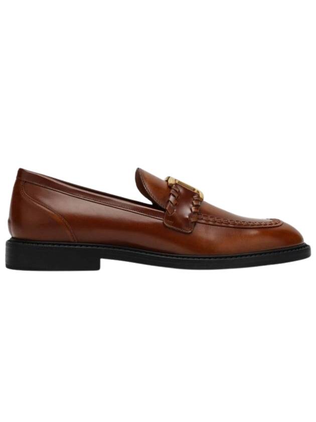 Marcie Calfskin Loafers Brown - CHLOE - BALAAN 1