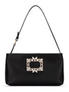 mini satin shoulder bag black - ROGER VIVIER - BALAAN 2