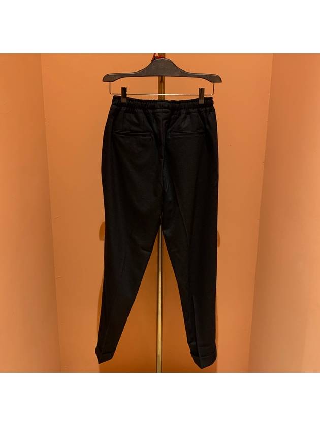 Side Pocket Banding Straight Pants Black - KITON - BALAAN 6