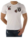 Musical Patch Short Sleeve TShirt White G8GX8Z G7JTI W0800 - DOLCE&GABBANA - BALAAN 1