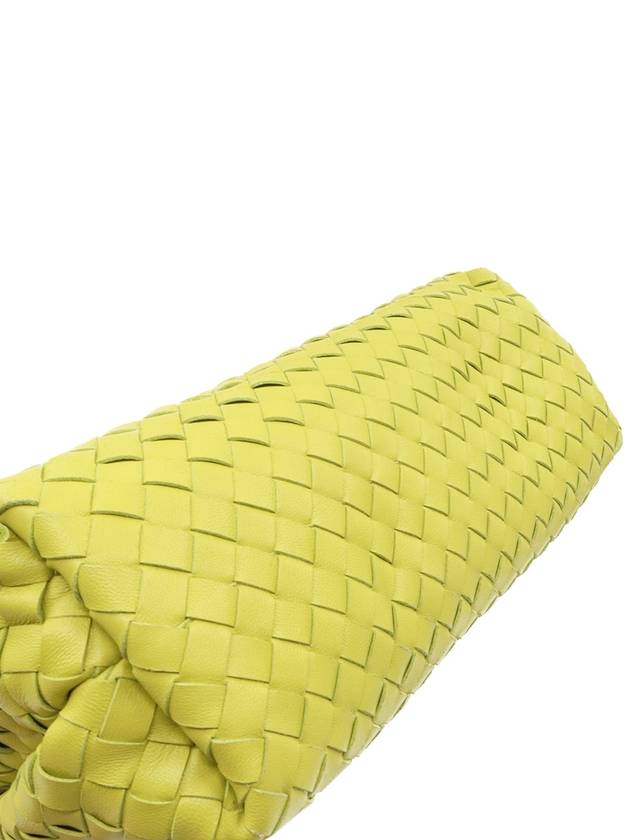 Kiwi color calfskin intrecciato weaving gold medal medium fold 2WAY - BOTTEGA VENETA - BALAAN 4