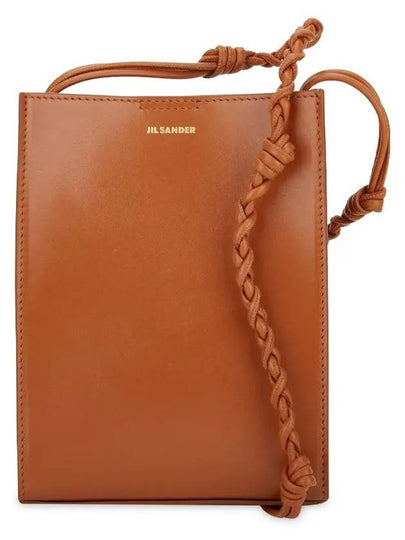 Tangle Smooth Leather Small Cross Bag Brown - JIL SANDER - BALAAN 2