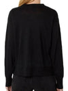 Klowia Logo Print Linen Sweatshirt Black - ISABEL MARANT ETOILE - BALAAN 3