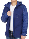 Goggles 5 Pocket Hooded Jacket Blue - CP COMPANY - BALAAN 8