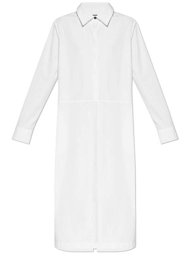 JIL SANDER Shirt Dress, Women's, White - JIL SANDER - BALAAN 1