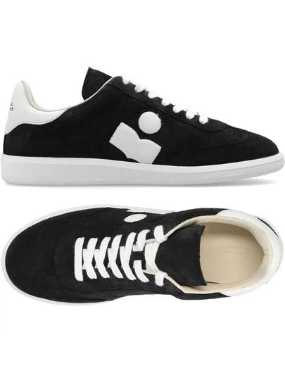 Bryce Suede Low Top Sneakers Black - ISABEL MARANT - BALAAN 2