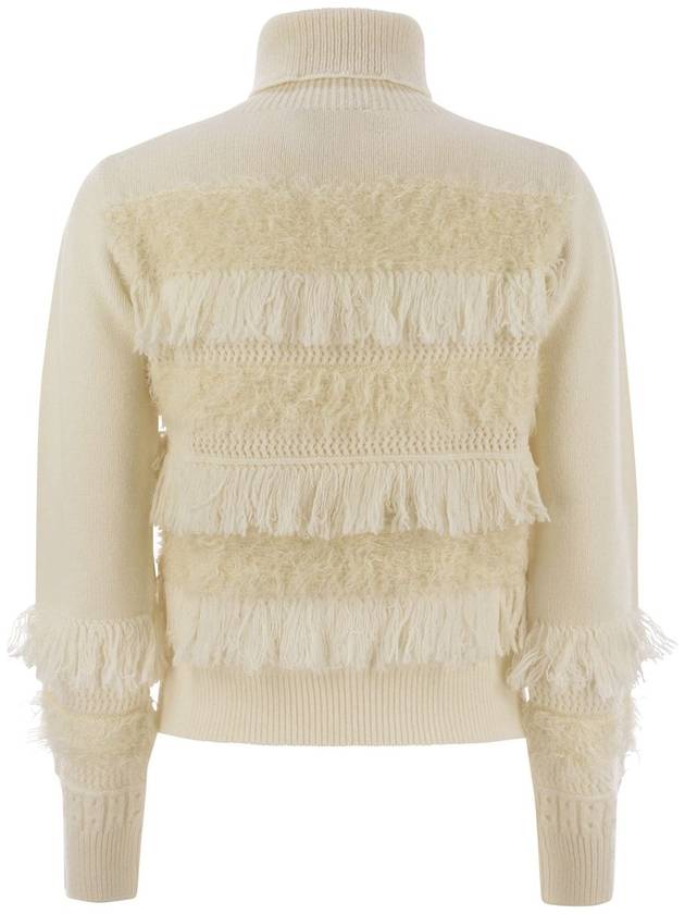 Wool and cashmere blend turtleneck sweater - VANISE - BALAAN 2