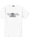 1008461 La Greca Short Sleeve TShirt White - VERSACE - BALAAN 1