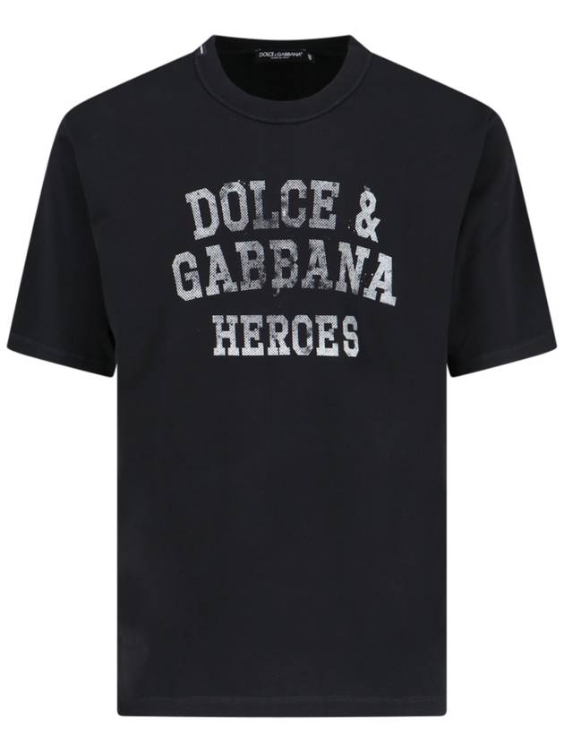 Dolce & Gabbana T-shirts and Polos Black - DOLCE&GABBANA - BALAAN 1