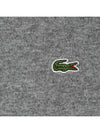 X Lacoste logo wool knit FLN003W23 GRAY - COMME DES GARCONS - BALAAN 3