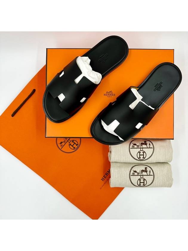 Izmir Sandal Calfskin & Noir - HERMES - BALAAN 10