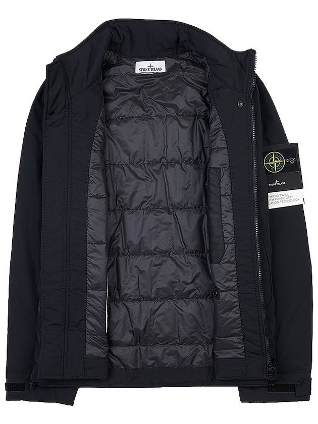 Micro Twill Pure Insulation Technology Primaloft Jacket Black - STONE ISLAND - BALAAN 10