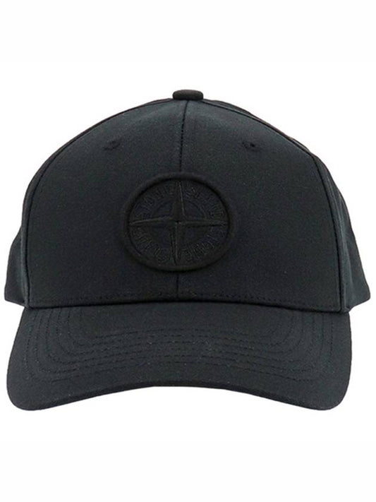 6 Panel Ball Cap Black - STONE ISLAND - BALAAN 2