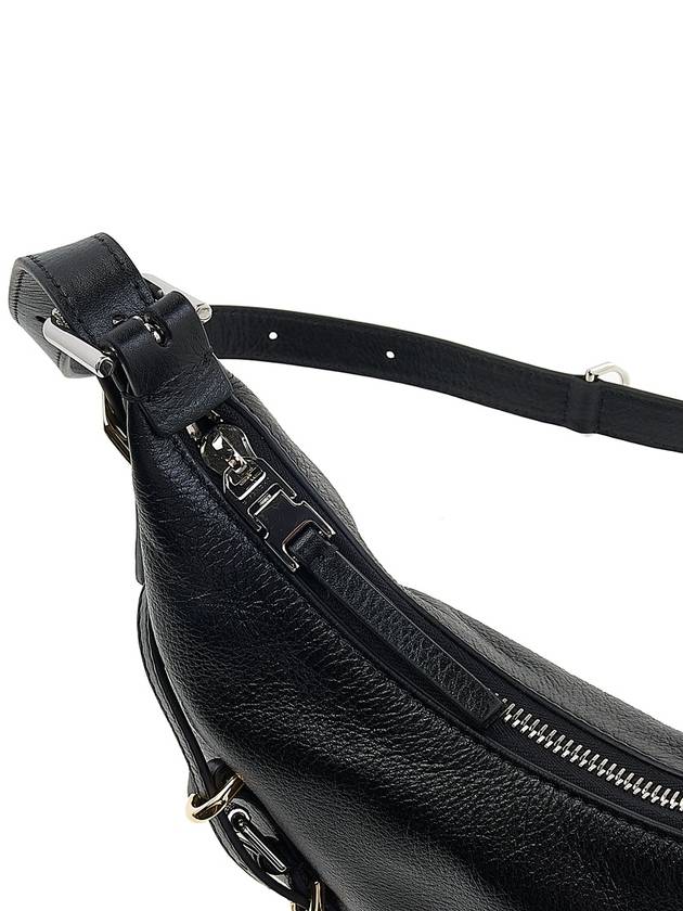 Voyou Small Leather Shoulder Bag Black - GIVENCHY - BALAAN 10