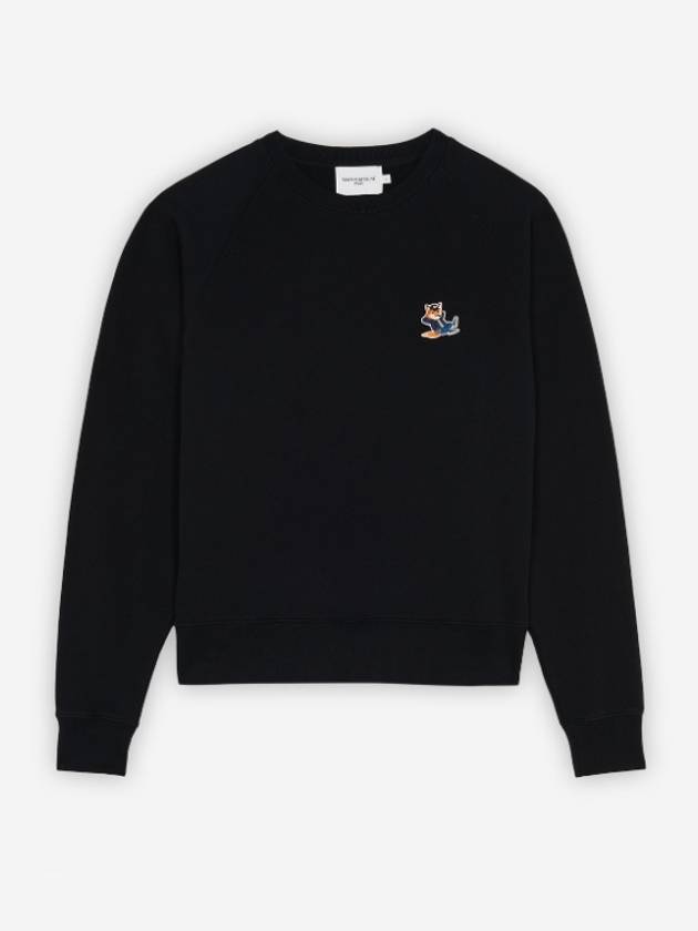 Dressed Fox Patch Sweatshirt Black - MAISON KITSUNE - BALAAN 2