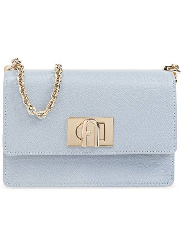 Furla 1927 Mini Shoulder Bag, Women's, Light Blue - FURLA - BALAAN 1