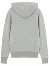 Chillax Fox Patch Classic Hoodie Grey Melange - MAISON KITSUNE - BALAAN 3