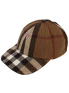 House Check Wool Ball Cap - BURBERRY - BALAAN.