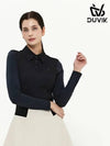 wide collar cold long sleeve t-shirt DD2WTS102DG - DUVIK - BALAAN 5