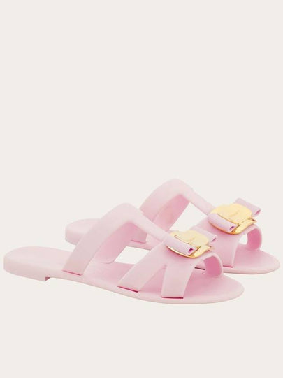 New Vara Slippers Pink - SALVATORE FERRAGAMO - BALAAN 2