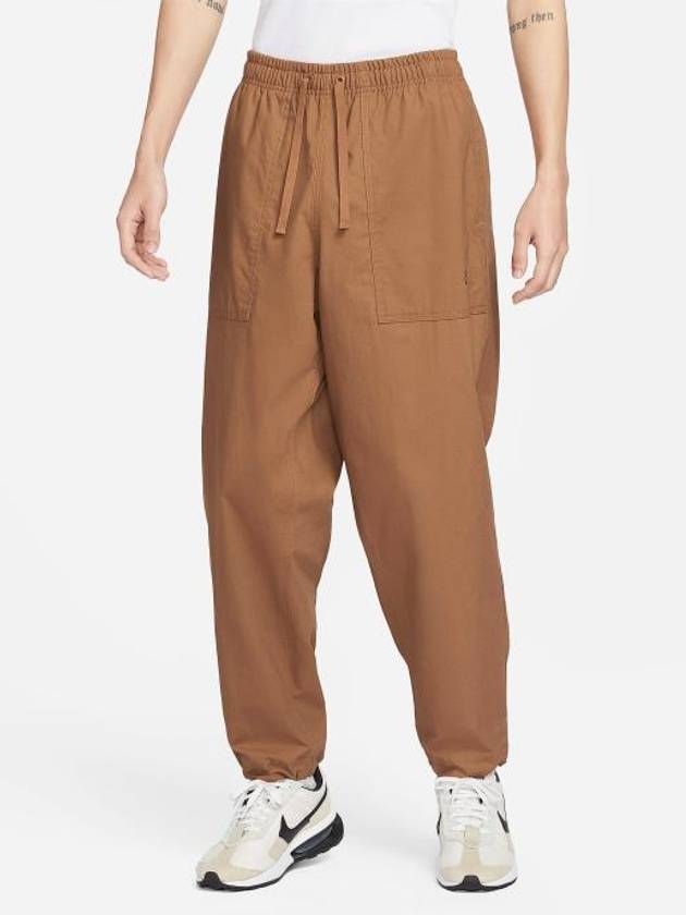 Club Barcelona Straight Pants Light British Tan - NIKE - BALAAN 2