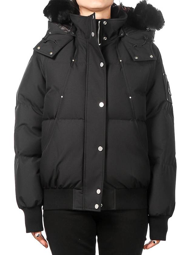 Cloud Padded Bomber Jacket Black - MOOSE KNUCKLES - BALAAN 2