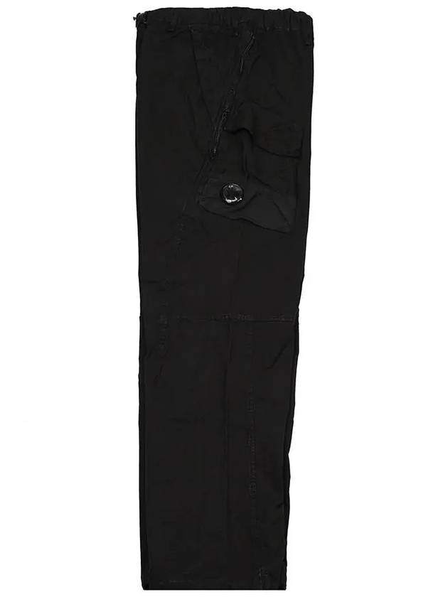 Batic Utility Straight Pants Black - CP COMPANY - BALAAN 4