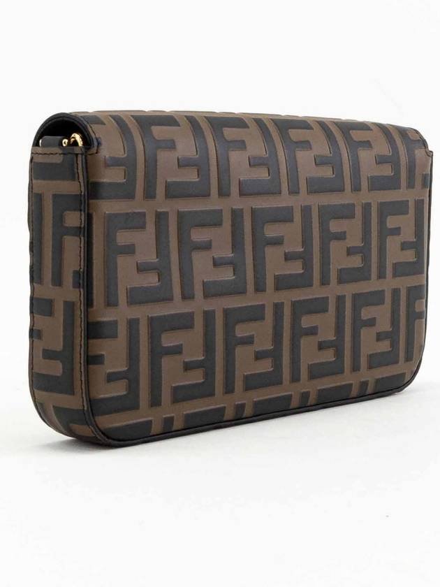 Women’s FF Monogram Shoulder Bag Brown - FENDI - BALAAN 6