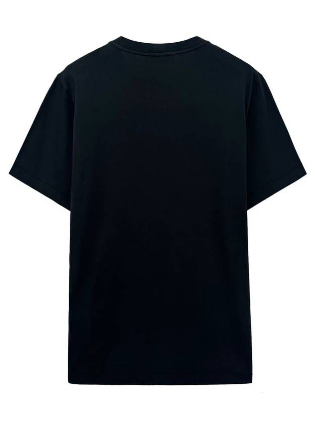 Kids 30/1 Cotton Jersey Short Sleeve T-Shirt Black - STONE ISLAND - BALAAN 3