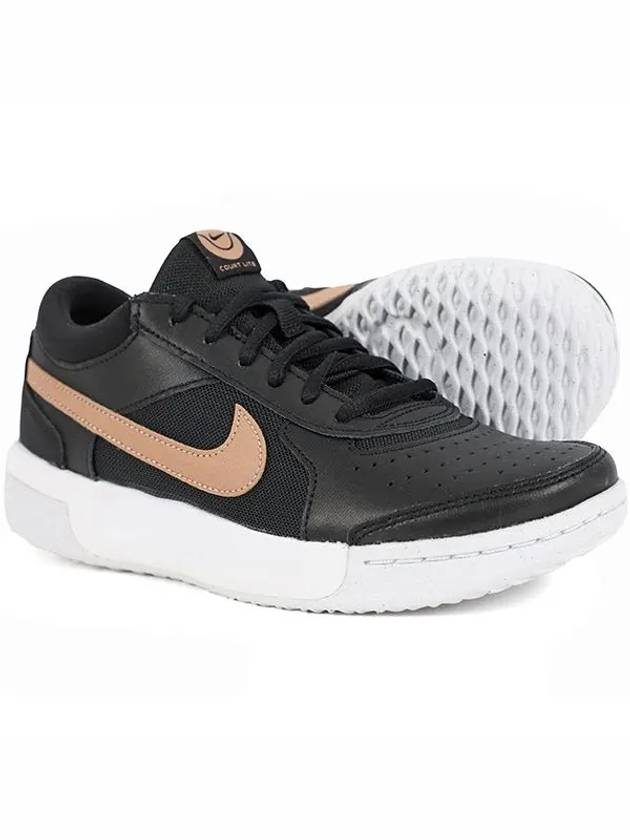 Court Air Zoom Lite 3 Low Top Sneakers Black - NIKE - BALAAN 3