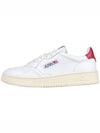 Medalist Red Tab Low Top Sneakers White - AUTRY - BALAAN 4