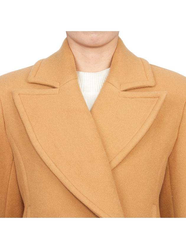 Soft Tailored Breasted Double Coat Beige - PATOU - BALAAN 8