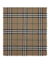 Raw Cut Checked Wool Scarf Brown - BURBERRY - BALAAN 2