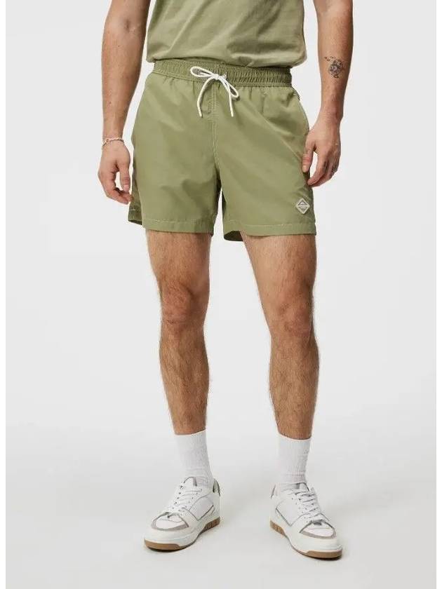 Banks Solid Swim Trunk Shorts Oil Green - J.LINDEBERG - BALAAN 3