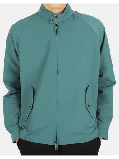 Men's G4 Modern Classic Harrington Zip-Up Jacket Green Lake - BARACUTA - BALAAN 2