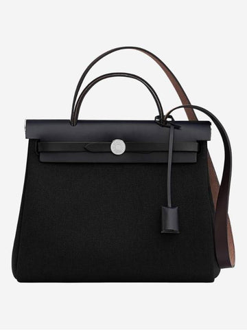 Herbag Zip 31 Tote Bag Noir - HERMES - BALAAN 1