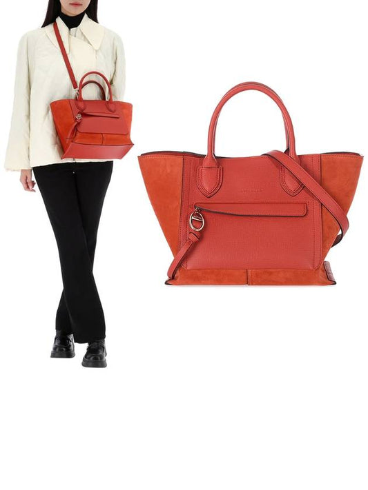 Mailbox Medium Tote Cross Bag Orange - LONGCHAMP - BALAAN 2