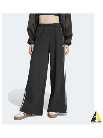 adidas 3S Wide Leg Pants Black IY7255 - ADIDAS - BALAAN 1