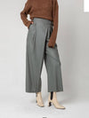 WRAP STYLE BELTED PANTSKH GRAY - PAGE STUDIO - BALAAN 4