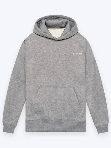 Fideli brushed hooded sweatshirt gray - SUPENER - BALAAN 1