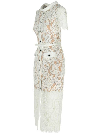 Self-Portrait White Lace Dress - SELF PORTRAIT - BALAAN 2