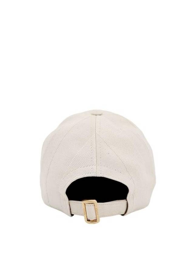 Pequin Canvas Ball Cap Beige - FENDI - BALAAN 4