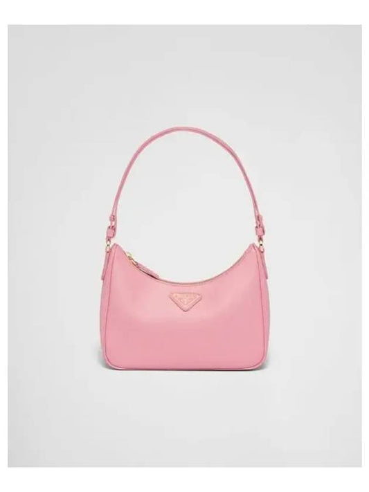 Re-Edition Saffiano Leather Mini Bag Petal Pink - PRADA - BALAAN 2